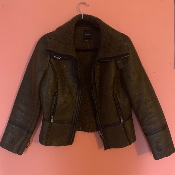 Brown thick winter jacket - Women’s M - Picture 2 of 7